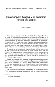 Heracleópolis Magna y el comercio fenicio en Egipto - e