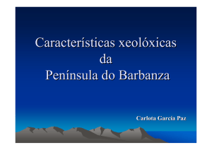 Características xeolóxicas da península do Barbanza
