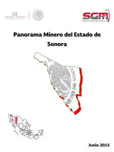 Sonora - Servicio Geológico Mexicano