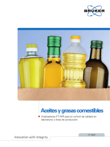 Aceites comestibles - Analysis of Olives and Olive Oil