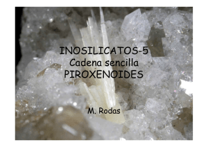 INOSILICATOS Cadena sencilla PIROXENOIDES