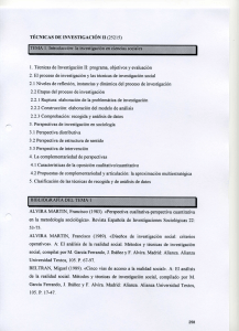 Page 1 TÉCNICAS DE INVESTIGACIÓN II (25215) 1. Técnicas de