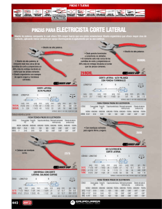 PINZAS PARA ELECTRICISTA CORTE LATERAL