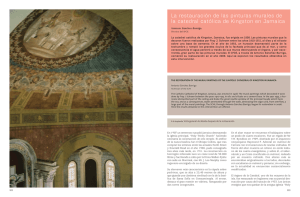 La restauración de las pinturas murales de la catedral católica de