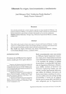 Ethernet: Su origen, funcionamiento y rendimiento.