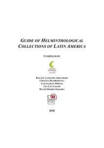guide of helminthological collections of latin america
