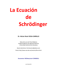 La Ecuación de Schrodinger