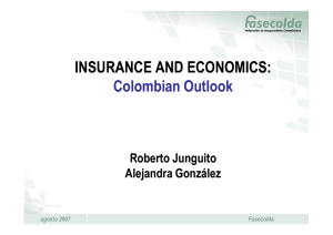 Insurance and economics Colombian outlook [Modo de