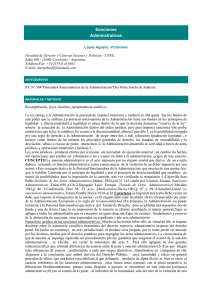 Sanciones Administrativas - Universidad Nacional del Nordeste