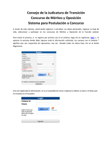 Manual de Usuario... - Consejo de la Judicatura