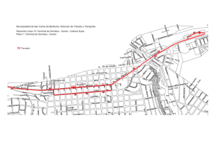 Recorrido L$nea 10: Terminal de Omnibus - Centro