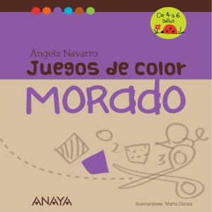 Juegos de color morado - Anaya Infantil y Juvenil