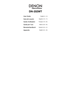 DN-202WT User Guide
