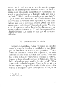 ración, sin embargo sólo debemos esperar de Dios la gracia para