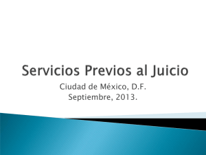 Servicios Previos al Juicio