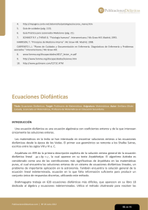 Ecuaciones Diofanticas - PublicacionesDidácticas