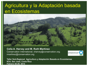 An introduction to Ecosystem-based Adaptation in Agricultural
