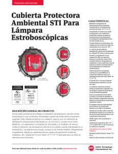 Cubierta Protectora Ambiental STI Para Lámpara Estroboscópicas