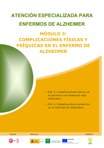 Módulo 3. Complicaciones físicas y psíquicas en el enfermo de