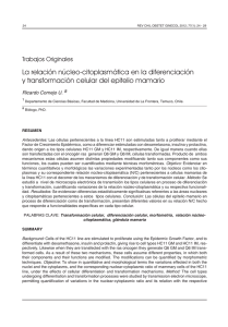 La relación núcleo-citoplasmática en la diferenciación y
