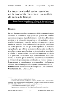 La importancia del sector servicios en la economía mexicana: un