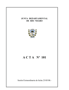 101 - Junta Departamental de Río Negro