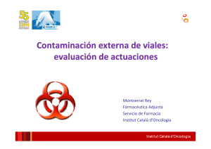 Contaminación externa de viales: evaluación de actuaciones