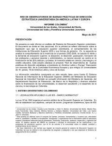 Informe Colombia - Pontificia Universidad Javeriana