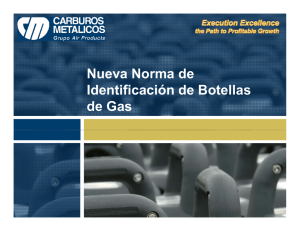 Nueva Norma Identificaci&oacute;n Botellas de Gas (UNE-EN 1089-3)
