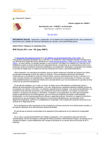 Real Decreto núm 1148-2011, de 29 julio