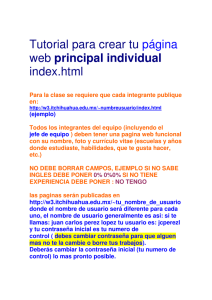 Crear tu página web PRINCIPAL(index.html)