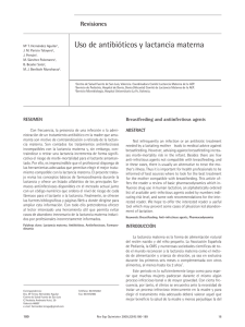 Uso de antibióticos y lactancia materna