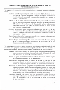 TABLA H.7.- ALGUNOS CONCEPTOS BÁSICOS SOBRE LA