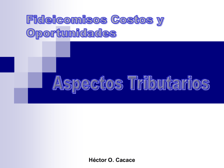 Jornadas Sobre Aspectos Tributarios De Los Fideicomisos