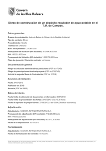 PDF de 122KB - Plataforma de Contractació