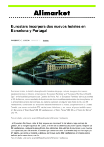 Eurostars incorpora dos nuevos hoteles en Barcelona y