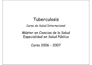 Tuberculosis - Universidad Pública de Navarra