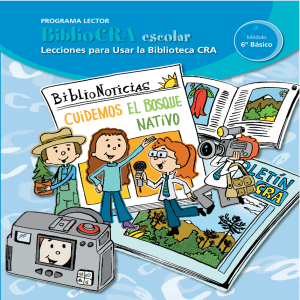 nuevo 6&ordm; Basico.indd - Bibliotecas Escolares CRA