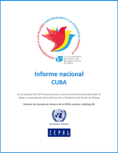 Informe nacional - Comisión Económica para América Latina y el