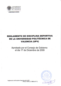 Reglamento de Disciplina Deportiva