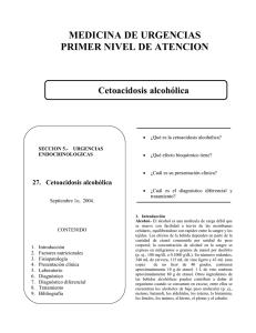 Cetoacidosis alcohólica - Secretaría de Salud del Estado de México