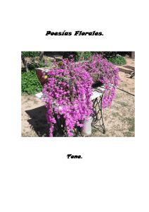 Poesías Florales - IES La Escribana