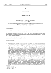 REGLAMENTO (UE) No 651/•2014 DE LA COMISIÓN