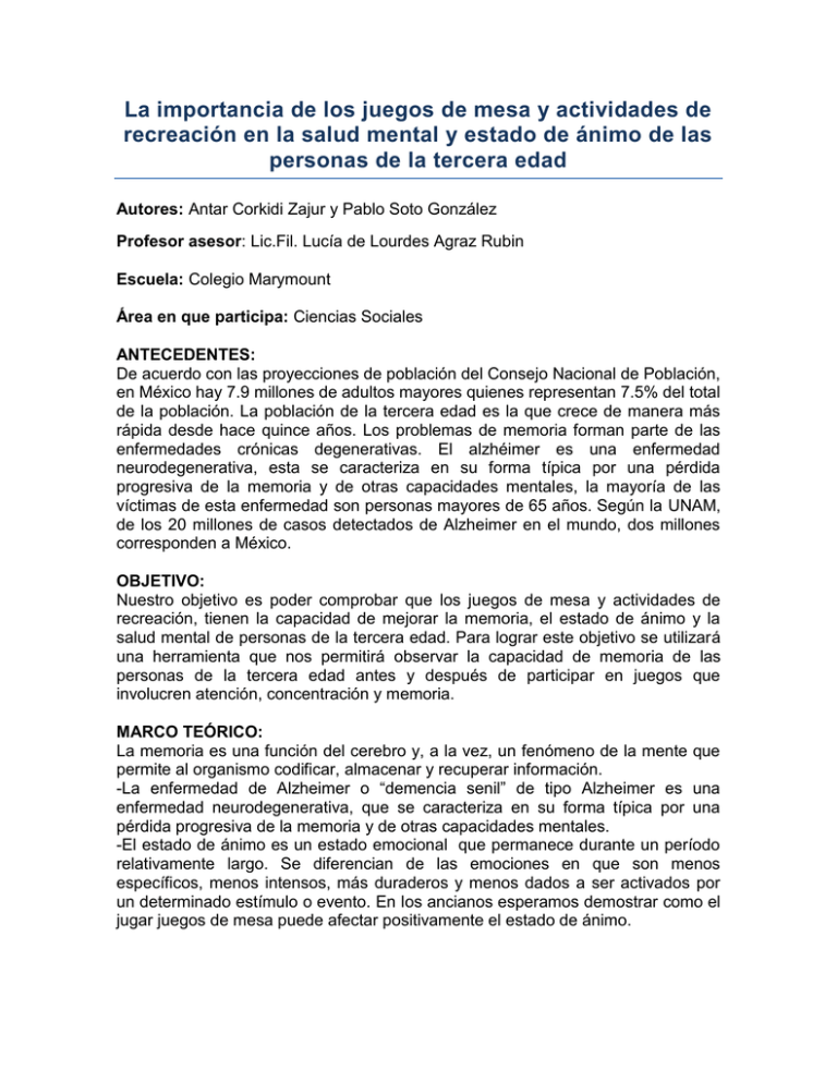 430 La Importancia De Los Juegos De Mesa Y Actividades De