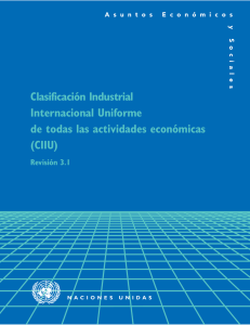 CIIU Rev.3.1 - United Nations Statistics Division