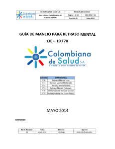 guias retraso mental 2014