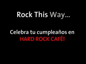 Rock This Way…
