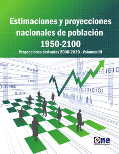 Estimaciones y proyecciones nacionales de población 1950-2100