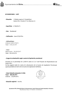 N9 INVENTARIO: 3.427 - Situación: C/ Bahía esquina C/ Ciudad Real,