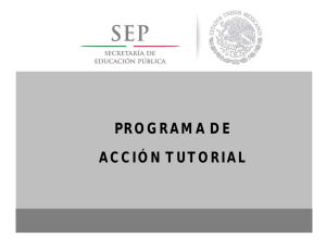 programa de acción tutorial - Dirección General del Bachillerato